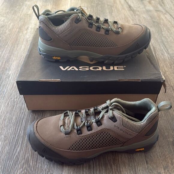 Vasque 7074 Talus XT Low Hiking Boots Men's Brindle/dusty Olive Size 9 - Picture 1 of 12